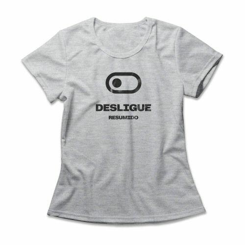 Camiseta Feminina Resumido Desligue Frente