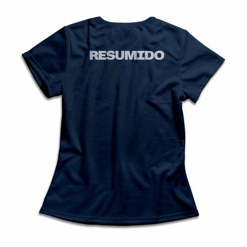Camiseta Feminina Resumido Peito e Costas