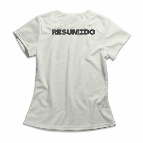 Camiseta Feminina Resumido Peito e Costas