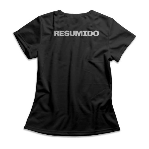 Camiseta Feminina Resumido Peito e Costas