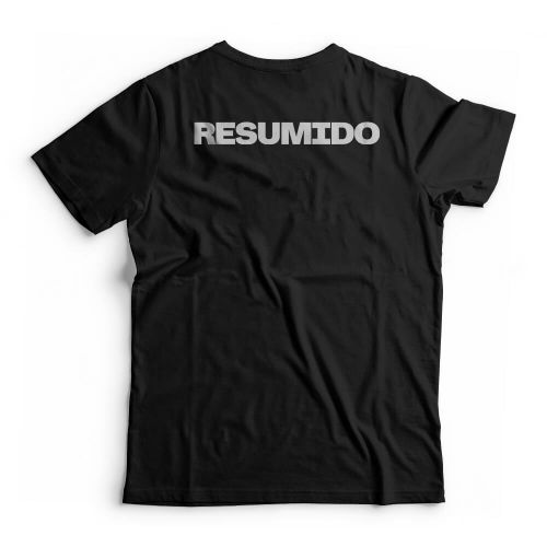 Camiseta Resumido Peito e Costas