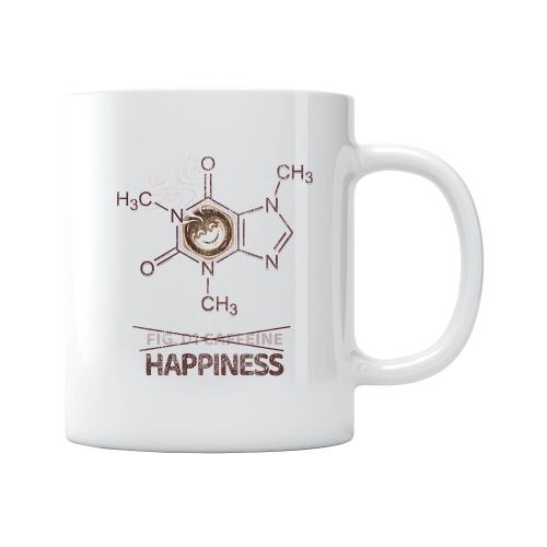 Caneca Caffeine Molecule