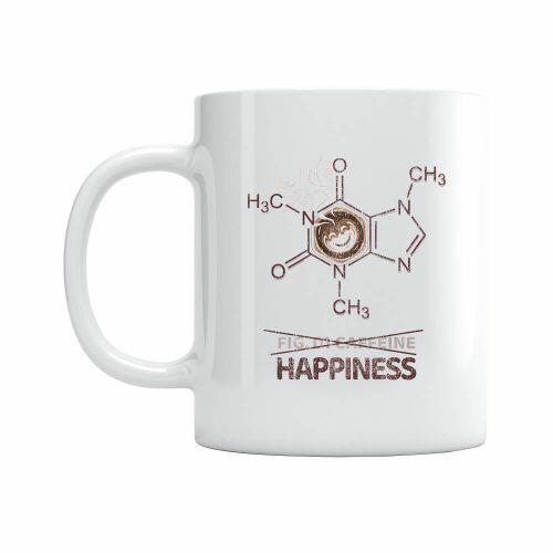 Caneca Caffeine Molecule