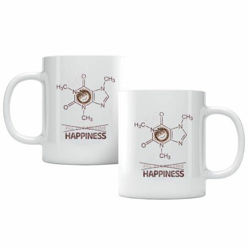 Caneca Caffeine Molecule