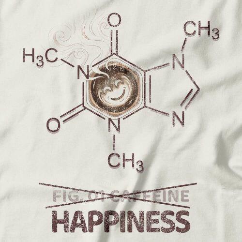 Camiseta Caffeine Molecule