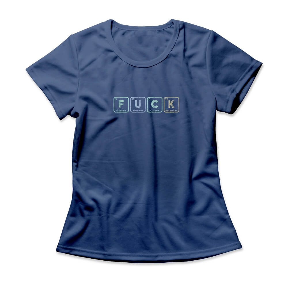 Camiseta Feminina Mensagem Química