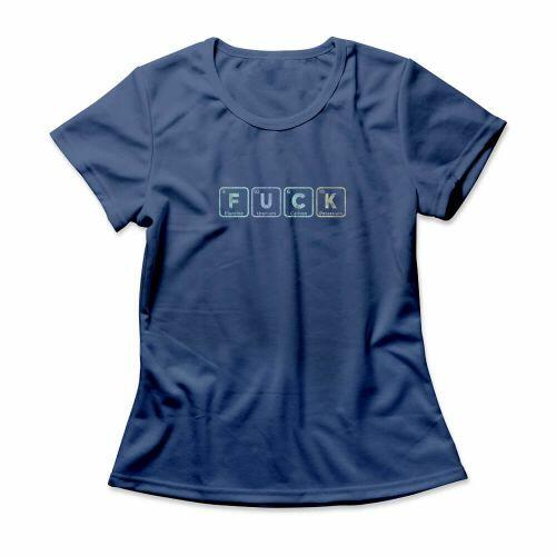 Camiseta Feminina Mensagem Qu�mica