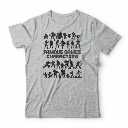 Camiseta Personagens De Games