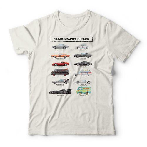 Camiseta Filmography Of Cars