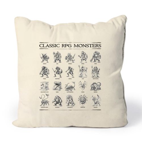 Almofada Monstros Clássicos de RPG