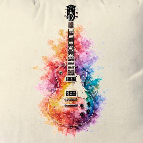 Almofada Watercolor Guitar