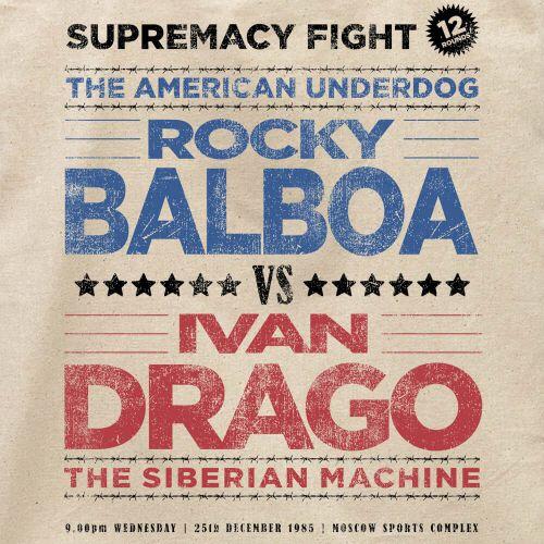 Ecobag Rocky vs Drago
