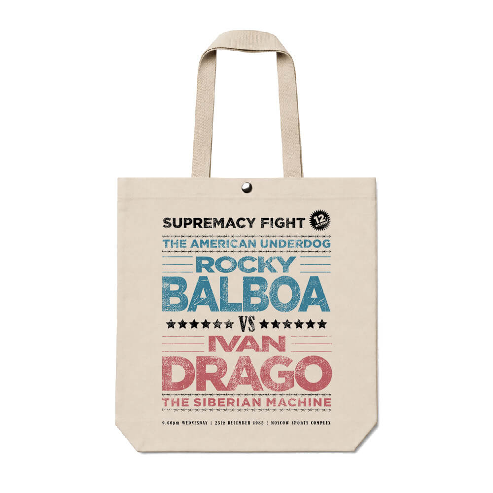 Ecobag Rocky vs Drago