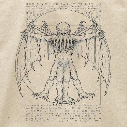 Ecobag Vitruvian Cthulhu