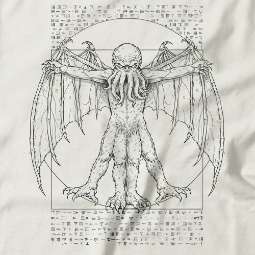 Moletom Com Capuz Vitruvian Cthulhu