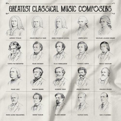 Moletom Compositores da M�sica Cl�ssica