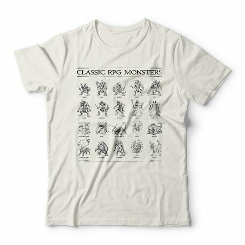Camiseta Monstros Cl�ssicos de RPG