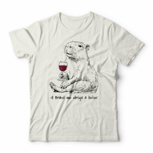 Camiseta O Brasil Me Obriga a Beber