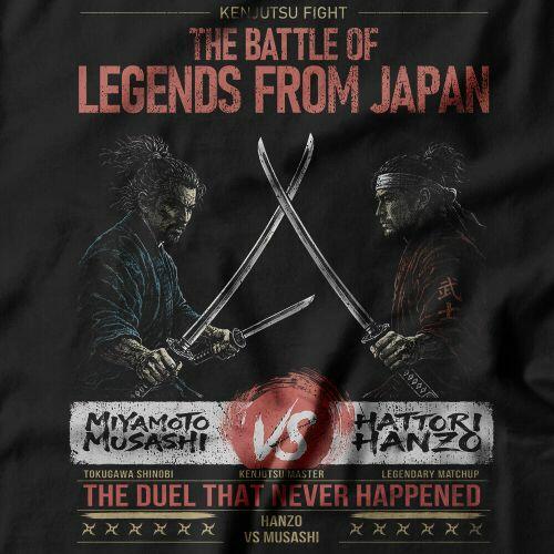 Moletom Com Capuz Musashi vs Hanzo
