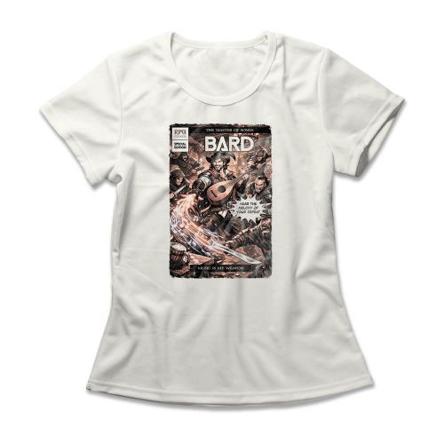 Camiseta Feminina Bard Comics
