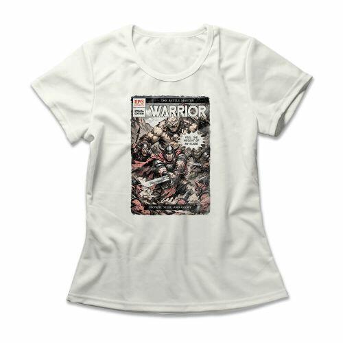 Camiseta Feminina Warrior Comics