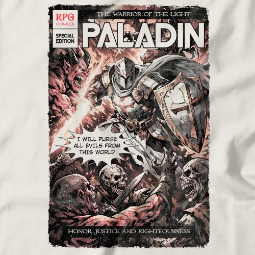 Camiseta Feminina Paladin Comics