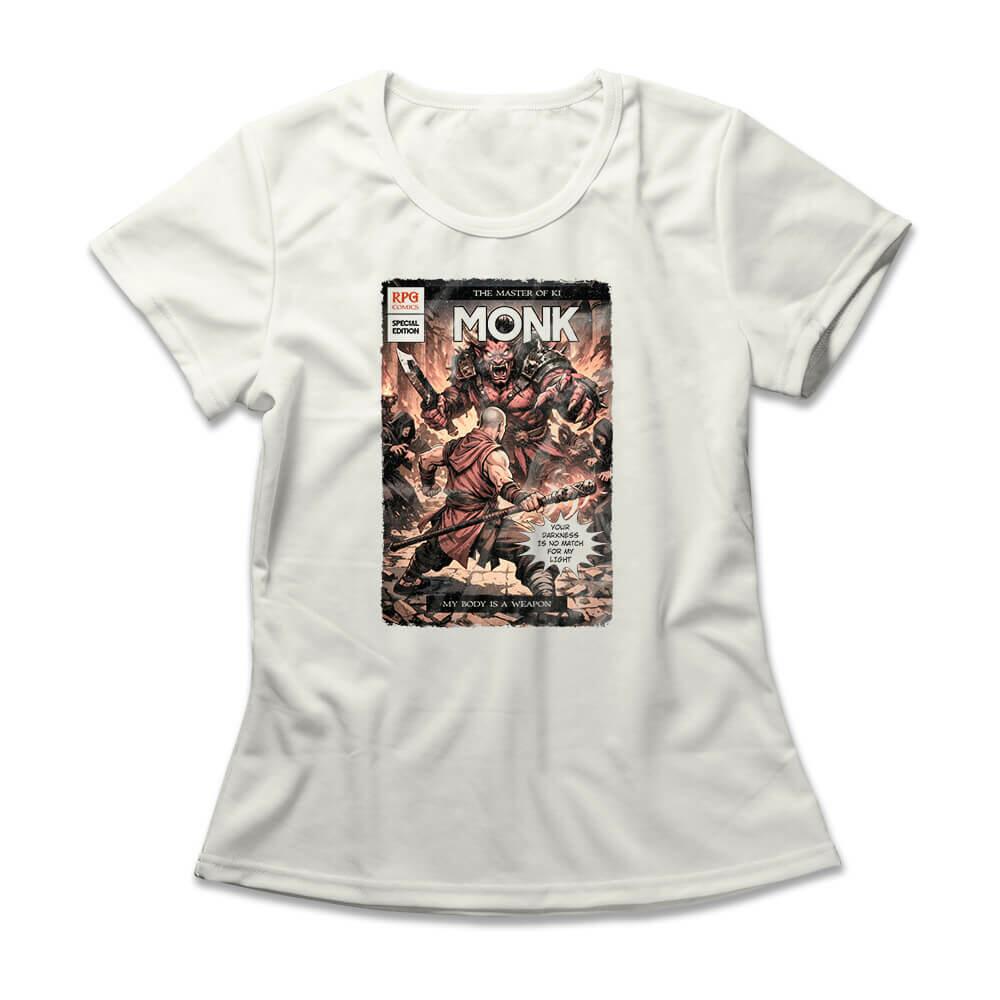 Camiseta Feminina Monk Comics