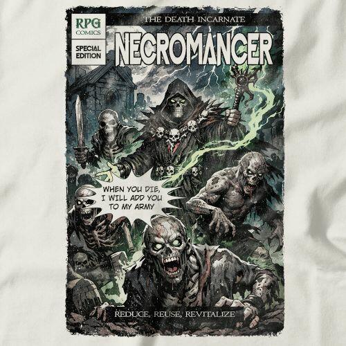 Camiseta Necromancer Comics