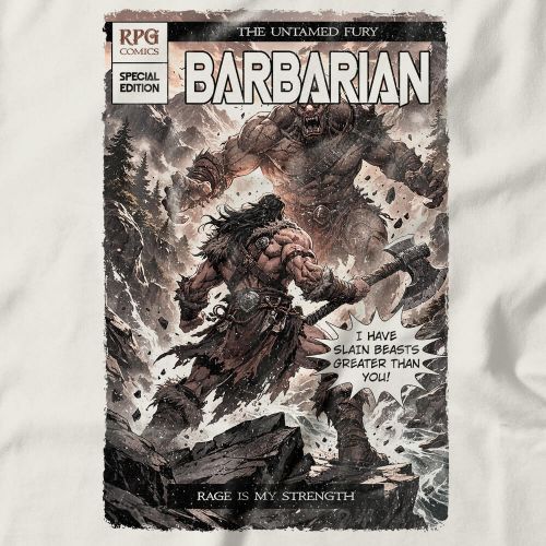 Camiseta Feminina Barbarian Comics