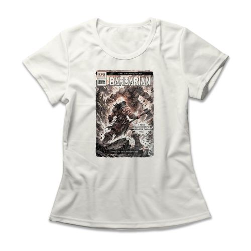 Camiseta Feminina Barbarian Comics