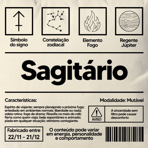 Almofada Sagitário