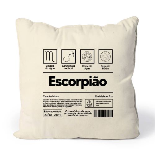 Almofada Escorpião