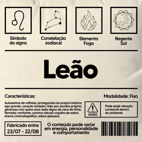 Almofada Leão