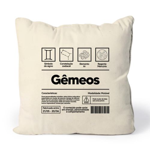 Almofada Gêmeos