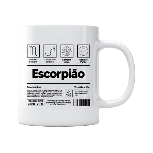 Caneca Escorpião