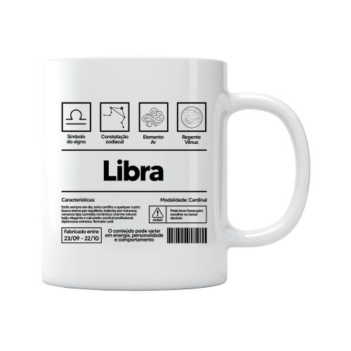 Caneca Libra