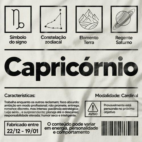 Moletom Com Capuz Capric�rnio