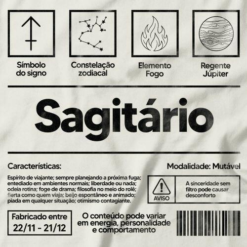 Moletom Com Capuz Sagit�rio