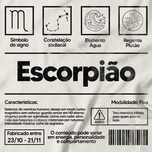 Moletom Com Capuz Escorpi�o