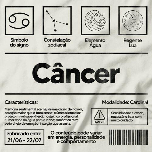 Moletom C�ncer