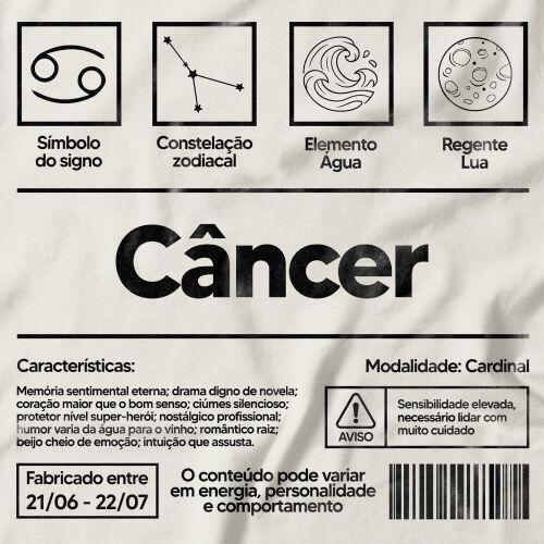 Moletom Com Capuz C�ncer