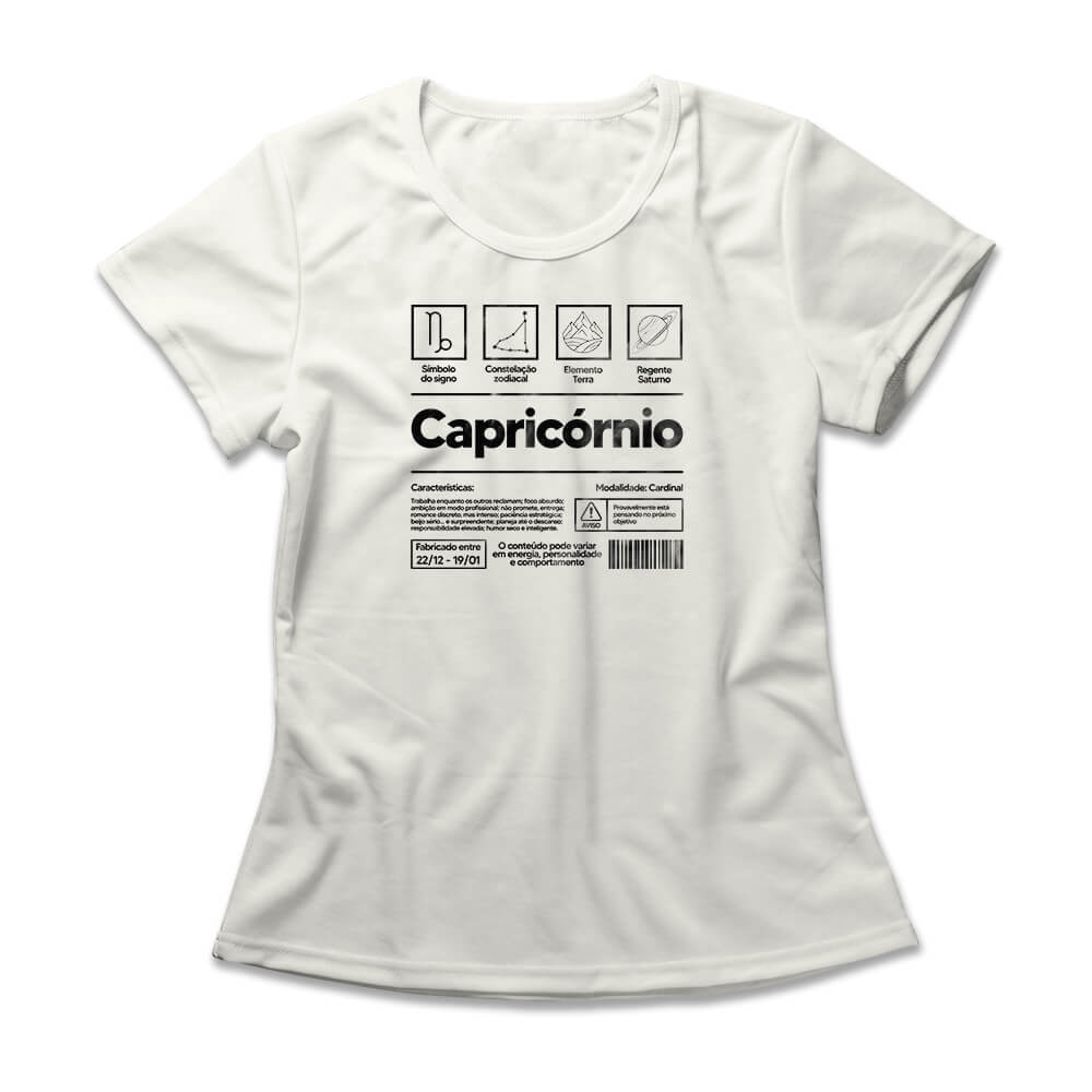 Camiseta Feminina Capricórnio