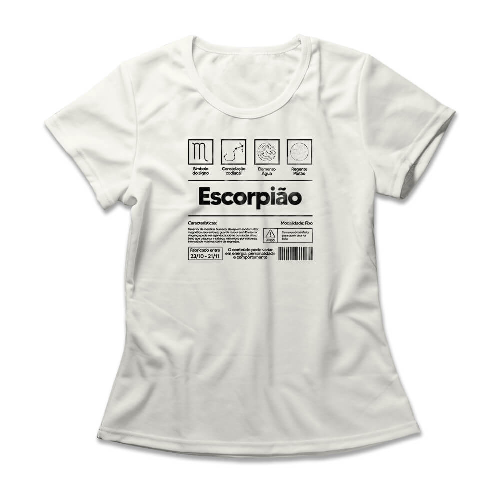 Camiseta Feminina Escorpião