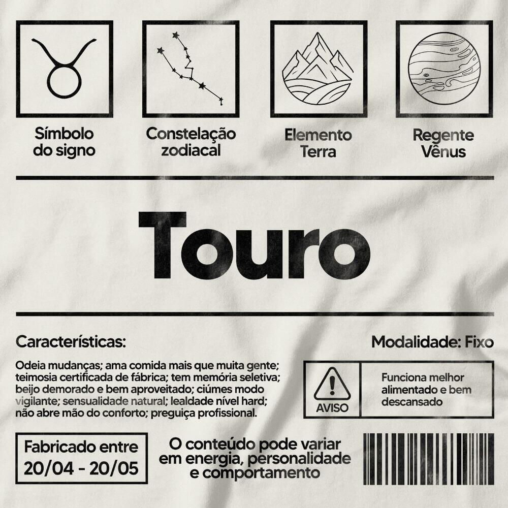 Camiseta Feminina Touro
