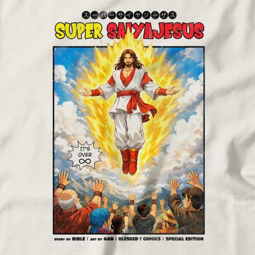 Camiseta Feminina Super SaiyaJesus