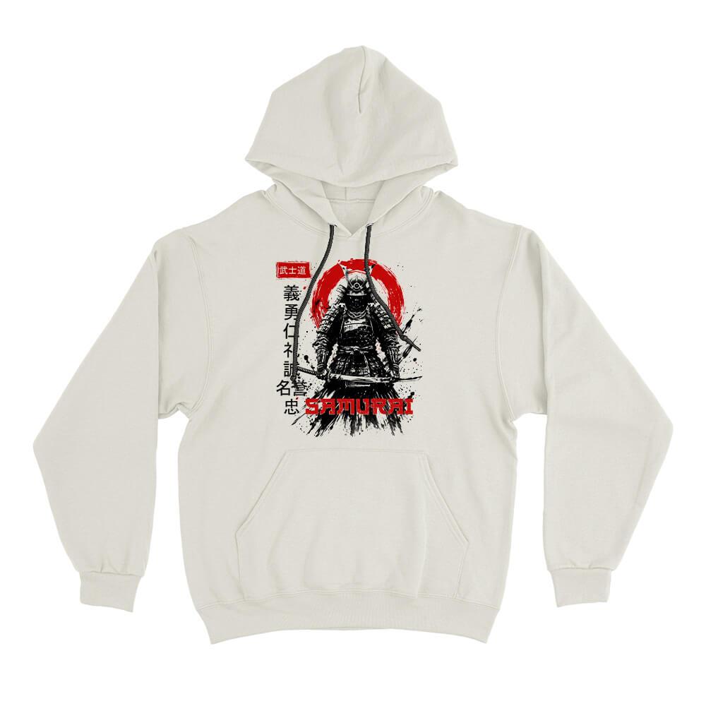 Moletom Com Capuz Samurai Bushido