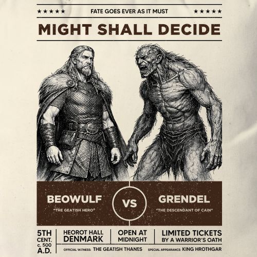 Almofada Beowulf vs Grendel