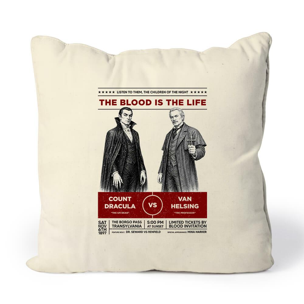 Almofada Dracula vs Van Helsing