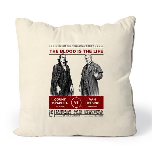 Almofada Dracula vs Van Helsing