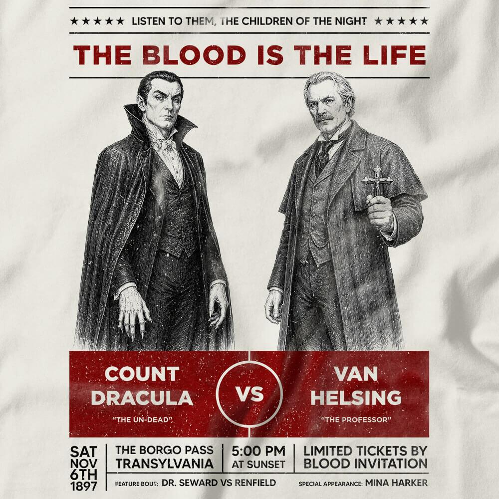 Moletom Dracula vs Van Helsing